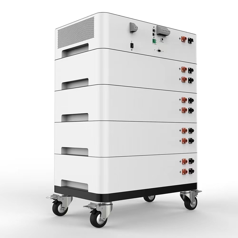 Home Zonne-energie opslagsysteem Stapelbaar Modulair Growatt 51.2v 10kwh 20kwh 30kwh 50kwh Lifepo4