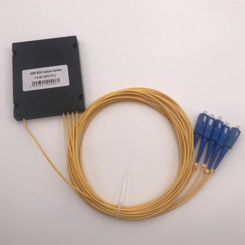 De Vezel Optische PLC van EPON GPON Splitser 1 * 4 Laag toevoegingsverlies met schakelaar