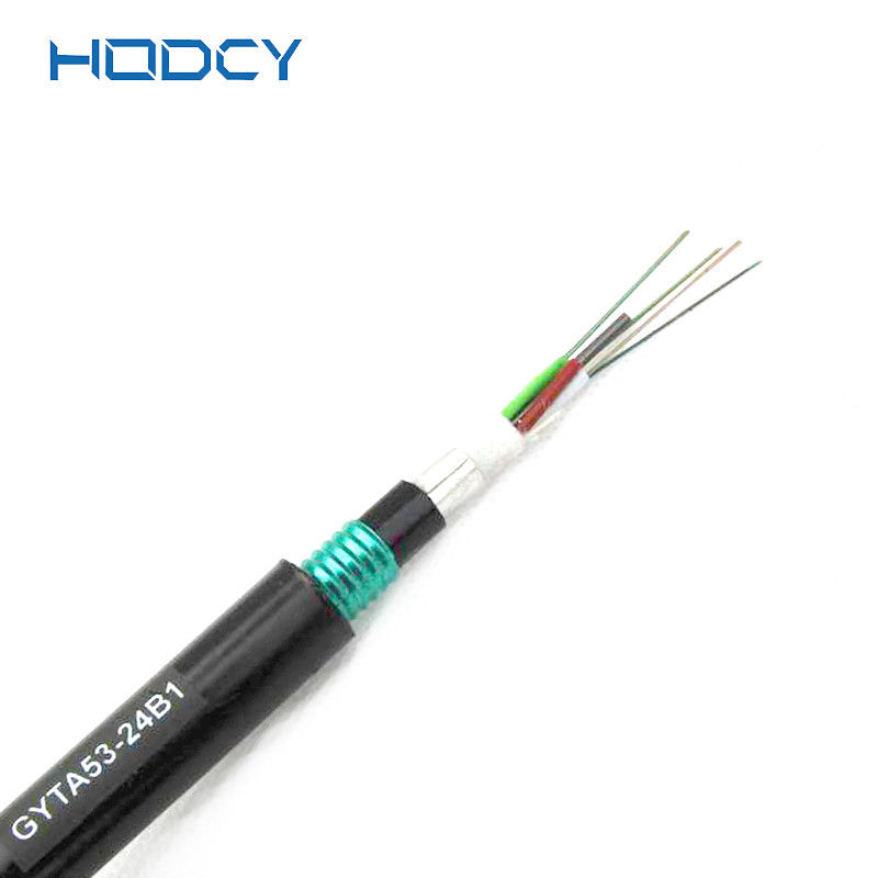 250μm GYTA53 G652D de Enige Optische Kabel 2-288cores van de Wijze Gepantserde Vezel