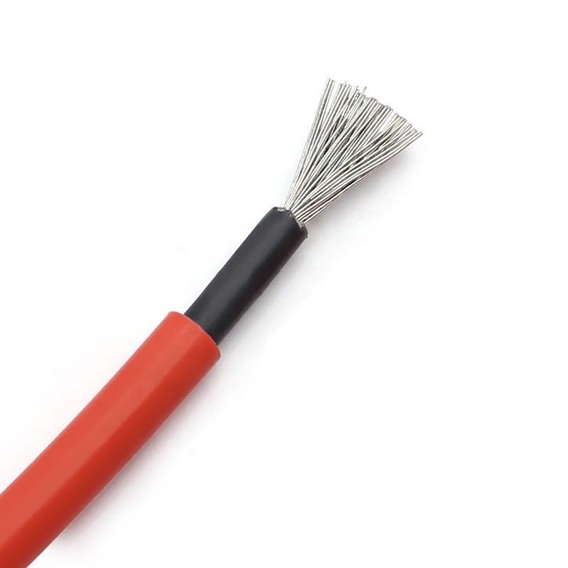 10mm2 de zonne Geïsoleerde pvc In de schede gestoken Kabel van de Kabel Enige Kern Ingeblikte Koperen geleider XLPE