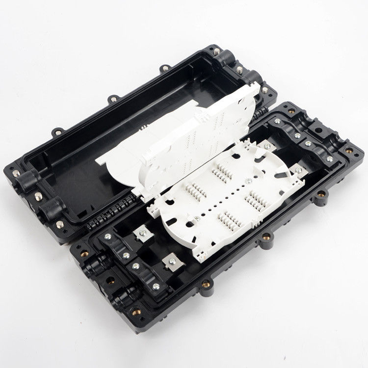 3 in 3 Gealigneerde 48 Kernenvezel verbind uit Tray Enclosure, Horizontale Vezel Optische Gezamenlijke Doos 1.5kg