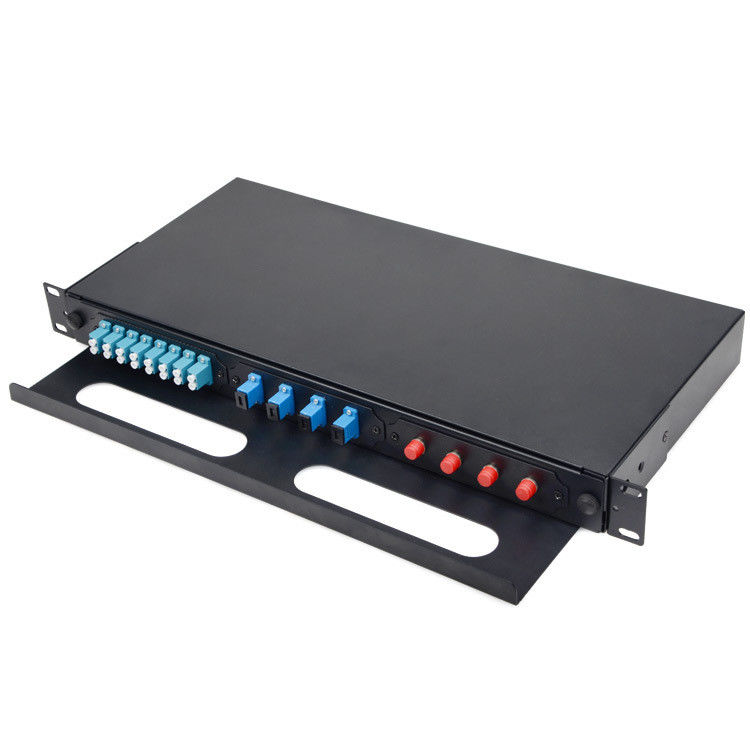 19“ 1U ODF 24 het Comité van het de Vezelflard van Havensc Distributiedoos SMC IP55