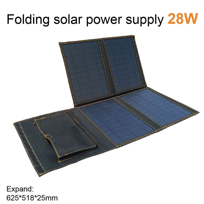 Het kamperen 28W 24W het Kleine Draagbare Waterdichte het Vouwen Zonnepaneel 5V Openlucht Laden