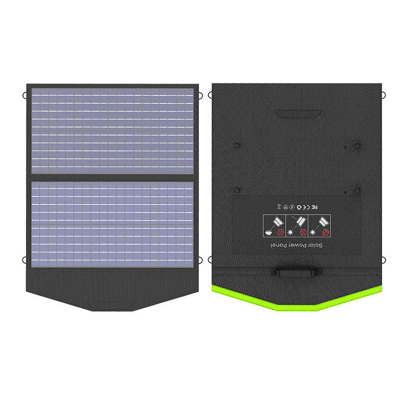 De vouwbare Draagbare Zonnepv Comité Lader 60W maakt Zonnemachtsbank 18VDC 3A waterdicht