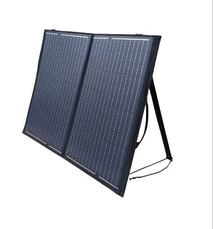 Maak Zonnepv Comité Lader Dubbele 100w die 5V 2.1A USB Draagbare 2 vouwen waterdicht