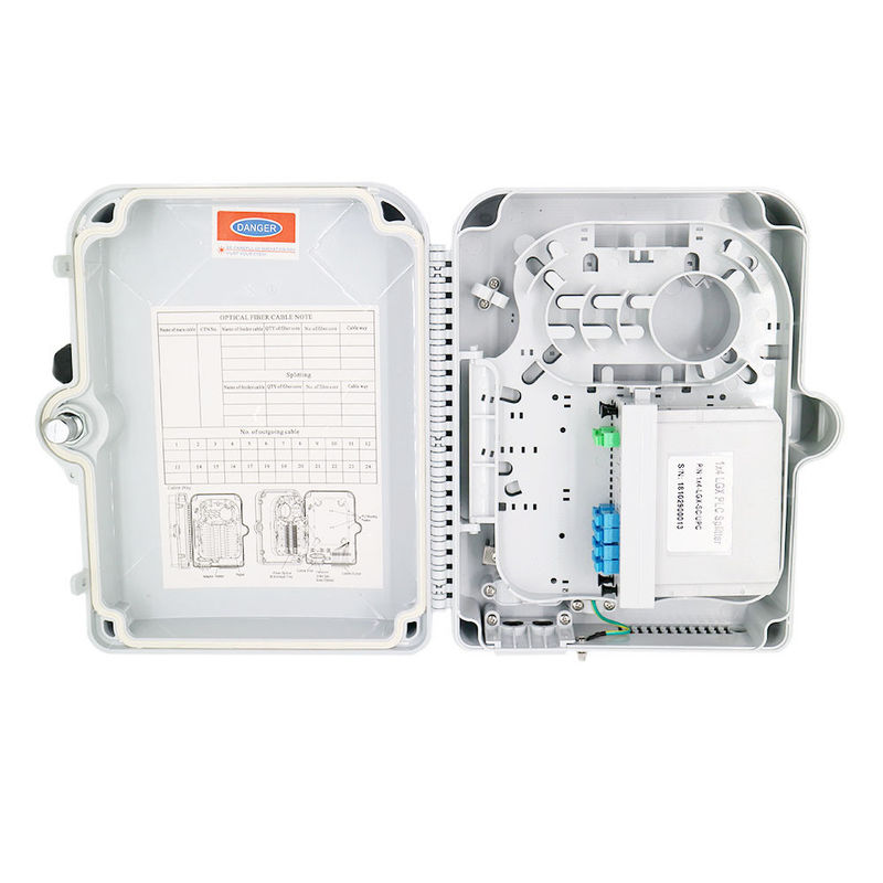 12 PLC van het kern1:8 de Doos Openlucht Waterdicht van de Optische Vezelsplitser voor CATV-Netwerken