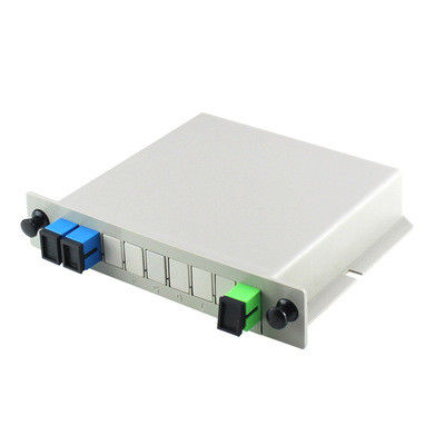 De Vezel Optische PLC van Sc UPC Splitsersdin 1X2 PLC voor het Netwerk van FTTX/FTTH-