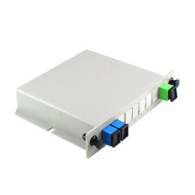 De Vezel Optische PLC van Sc UPC Splitsersdin 1X2 PLC voor het Netwerk van FTTX/FTTH-