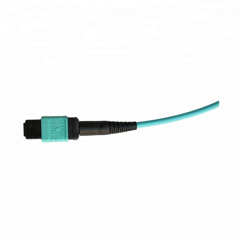 12 van het het Flardkoord van de vezels Vrouwelijke MPO Vezel Optische de Vlechtkabel 0.9mm 2.0mm 3.0mm