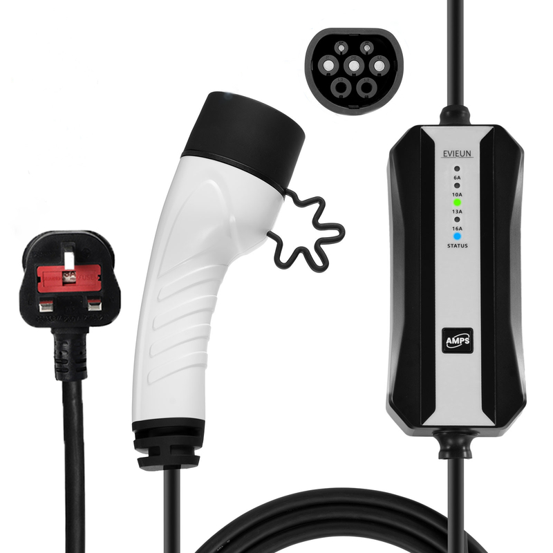 TUV EV het Laden Punt Draagbare Elektrisch voertuiglader met 3 Pin CEE Plug