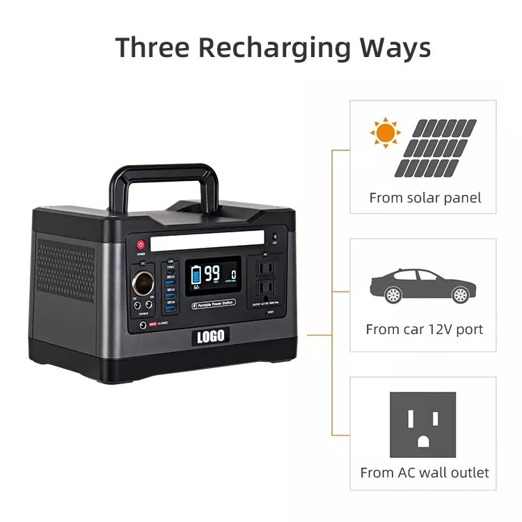 USB2.0 Golf van de de Generator Zuivere Sinus van het Zonne-energiesysteem de Draagbare Zonne voor Openluchtvan camping