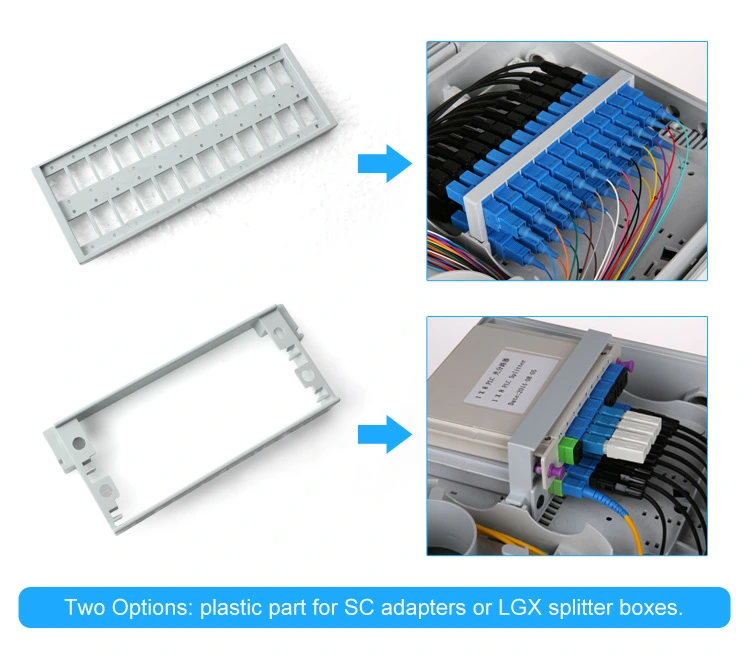 Van de de Vezel Optische Distributie van het vezel Optische Materiaal van de de Doos Optische Kabel de Distributiedoos