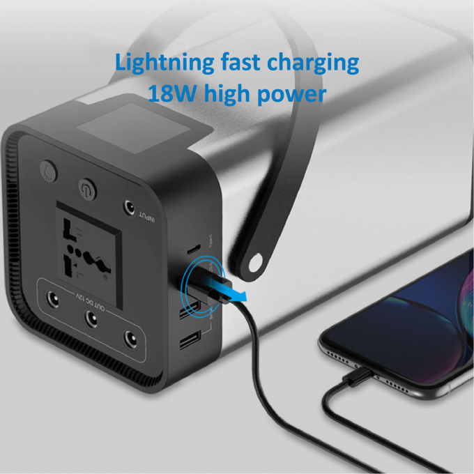 54000mah Commerciële Zonnegenerator van de lithium de Draagbare Krachtcentrale 200W 220V 1