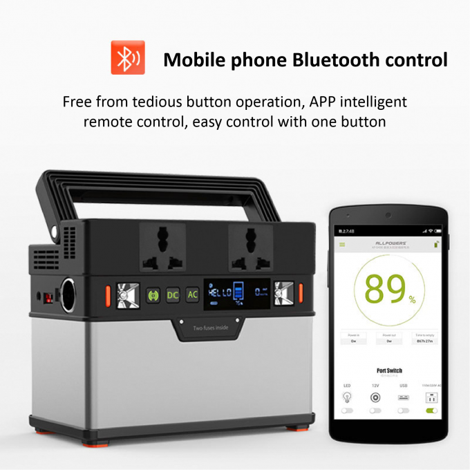 185200mAh batterij Draagbare Krachtcentrale 1