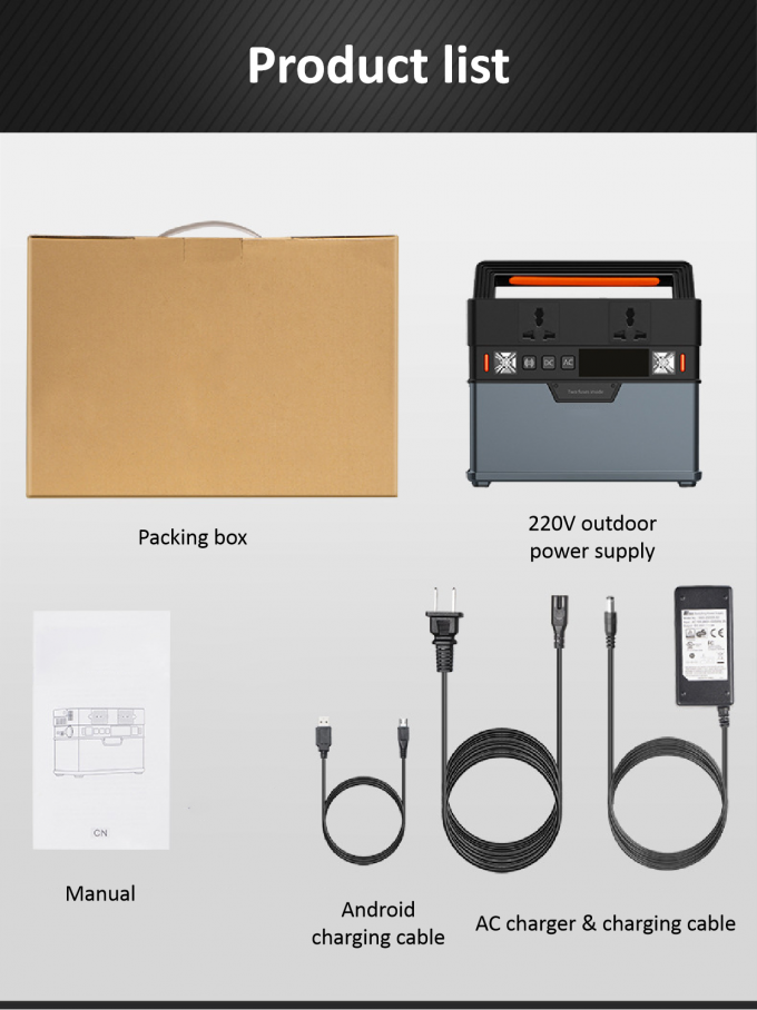 185200mAh batterij Draagbare Krachtcentrale 5